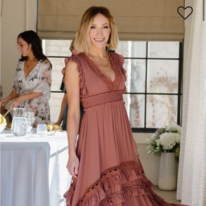 Baltic Born Jasmine dress in Rosy Brown XL